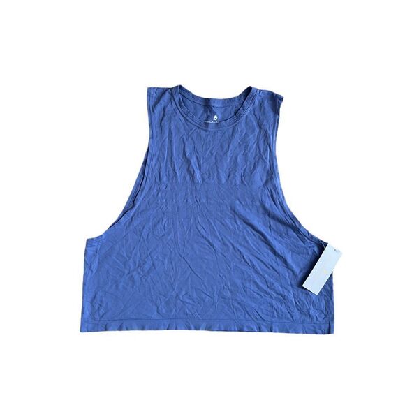 Spiritual Gangster Logo Active Flow Top Size M/L in purple NWT - Picture 3 of 7